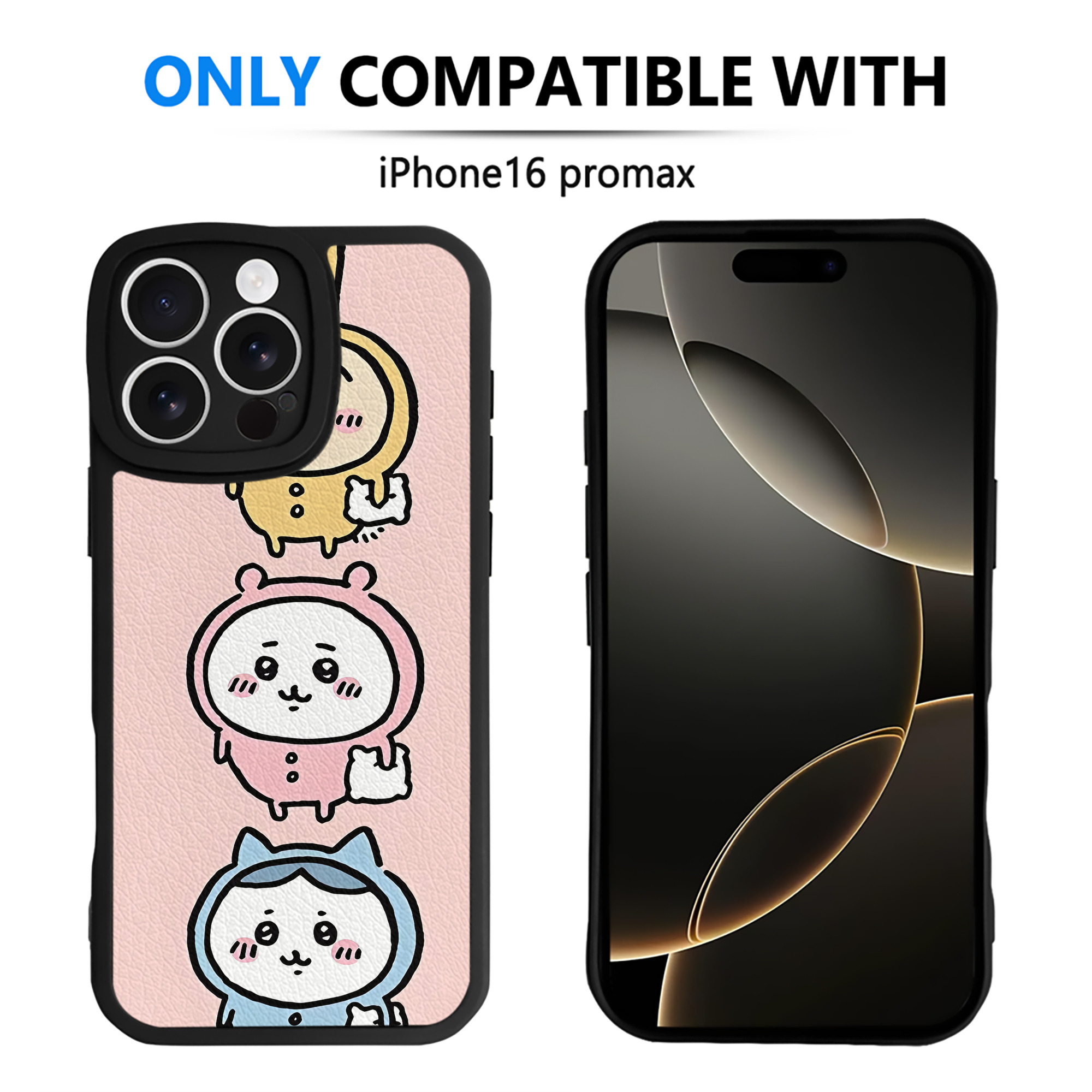 （画像用） ちいかわ Chii-kawa 【iPhone 16シリーズ対応】シリコンスマホケース（レザー調） 材質：シリコン